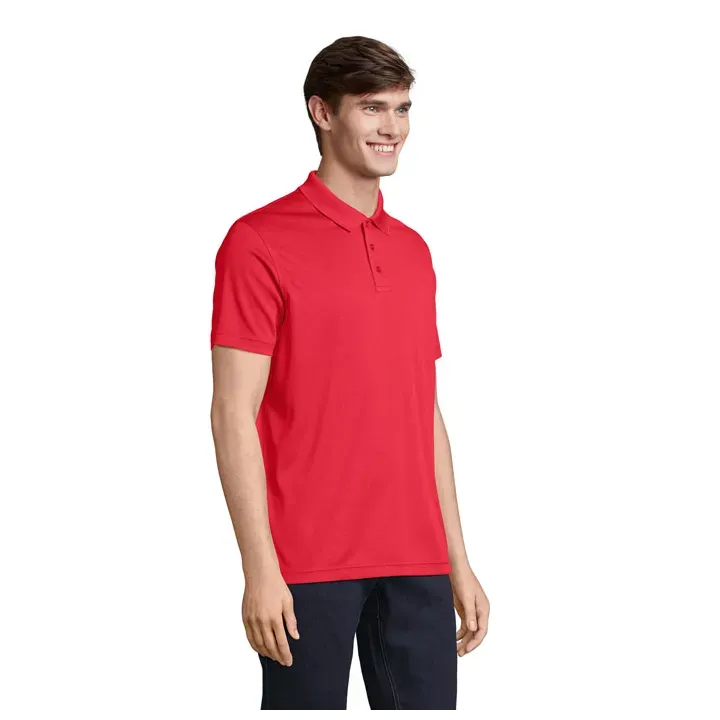 PITCHER UNISEX POLO - S04442 (MOCN#RD)