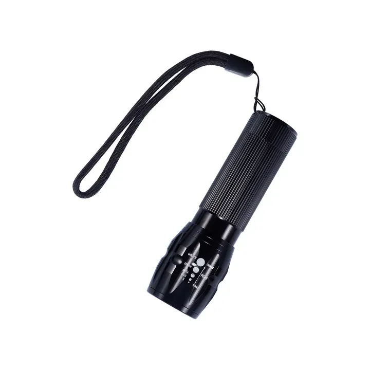 Latarka z diodą XPE CREE 3W czarny - R35671 (gadzety reklamowe)