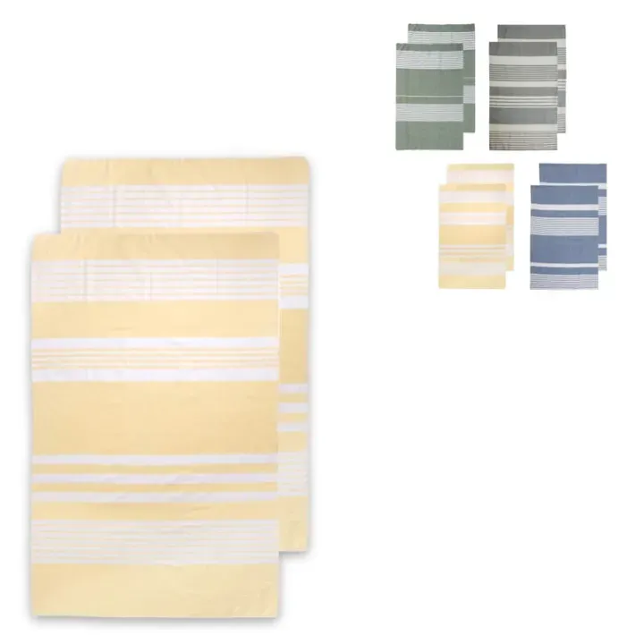 Sagaform Ella hamam Towel 2-pack 50x70cm  - LT52005 (gadzety reklamowe)