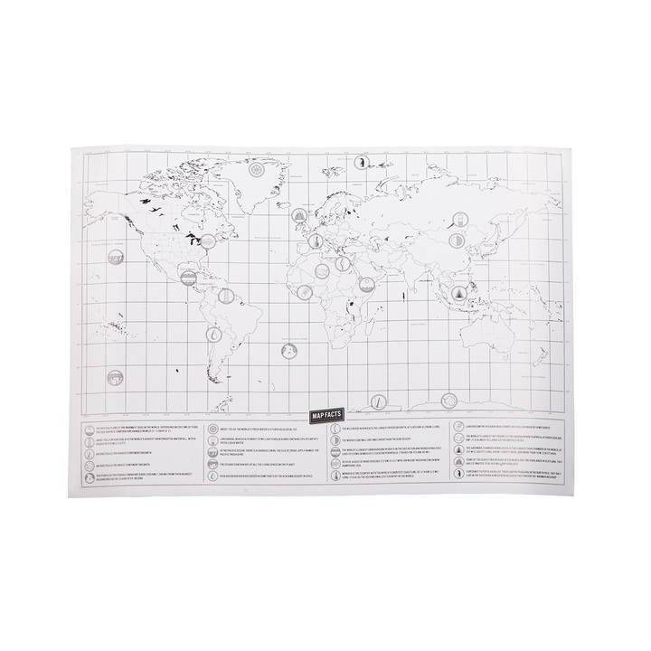 Mapa świata-zdrapka - R08861