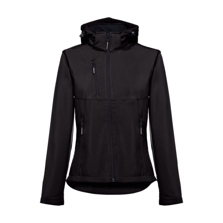 Damski softshell z odpinanym kapturem - ST 30181