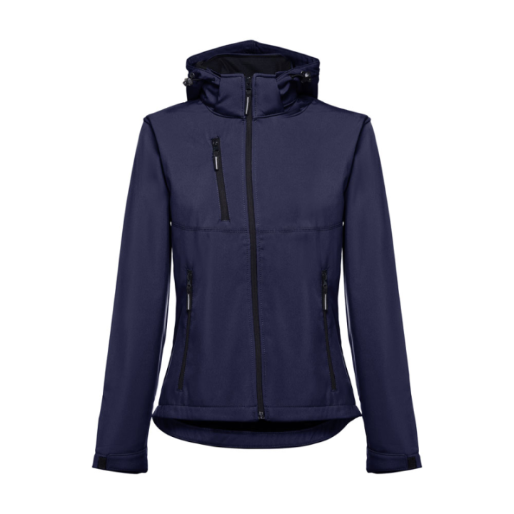 Damski softshell z odpinanym kapturem - ST 30181