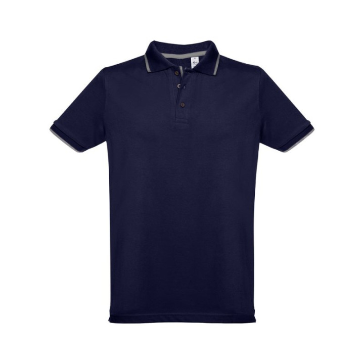 Męski slim fit polo t-shirt - ST 30136/30137