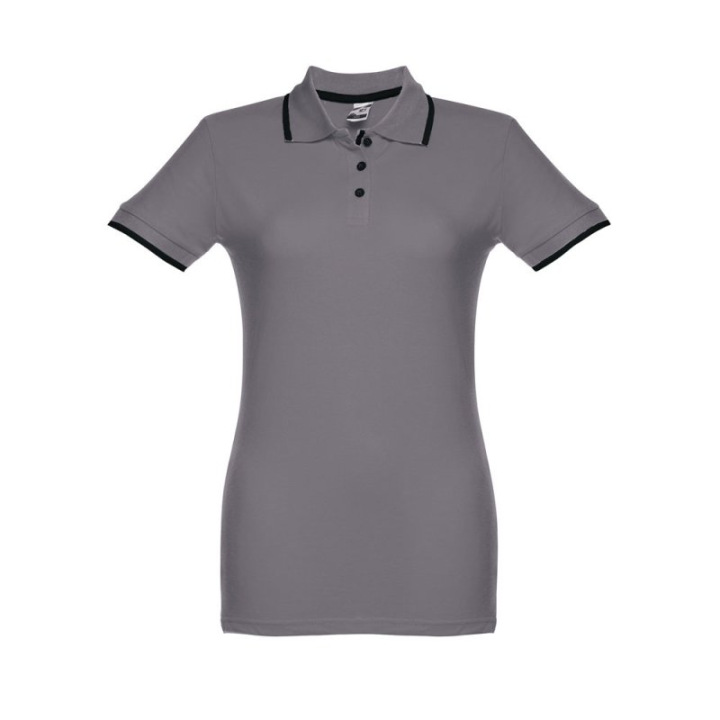 Damski slim fit polo t-shirt - ST 30138/30139