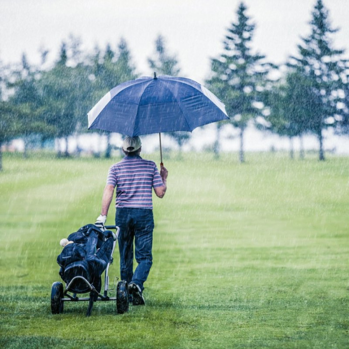 Parasol golfowy z drewnianą rączką - ST 99109