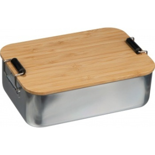 Lunchbox ze stali nierdzewnej z bambusową pokrywką - MA 8256207