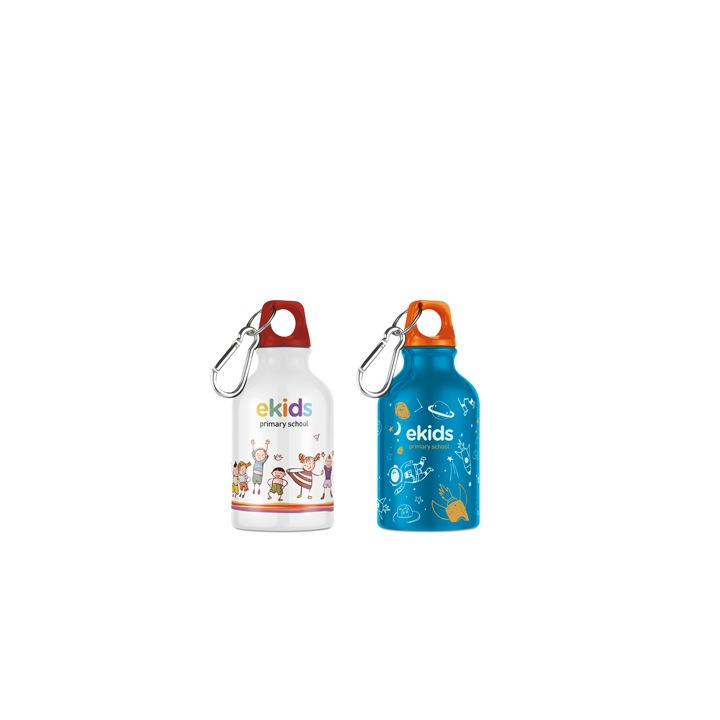 YC8287 - Pantone matched aluminium bottle with carabiner