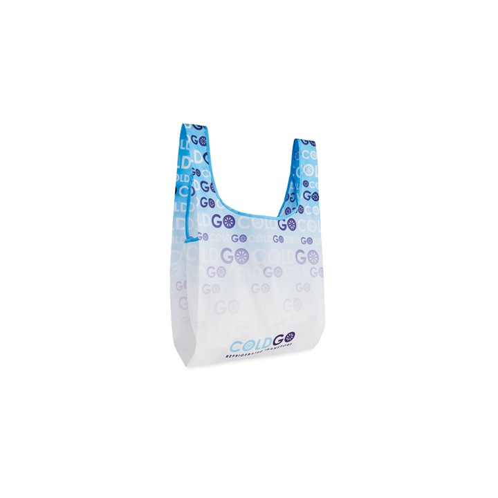 MB1011 - Foldable vest shopping bag with inside pocket