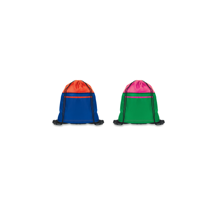 MB3008 - Drawstring bag with front pocket