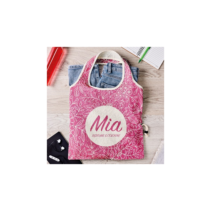 MB8110 - Foldable cotton bag with pouch