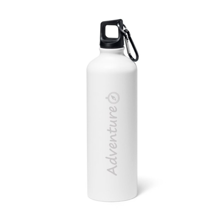 Aluminiowa butelka sportowa o matowym wykończeniu, 800 ml - ST 94633