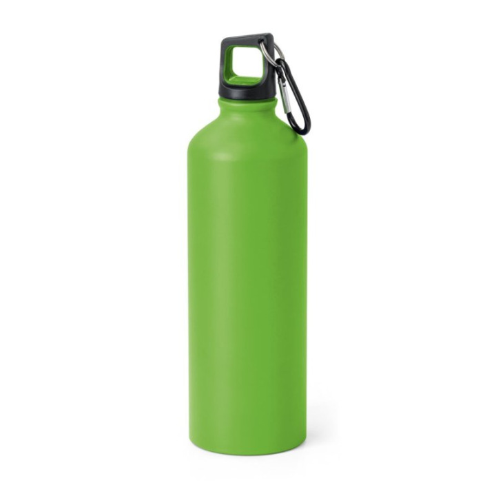 Aluminiowa butelka sportowa o matowym wykończeniu, 800 ml - ST 94633