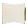 Ekologiczny korkowy notes z długopisem - R64259
