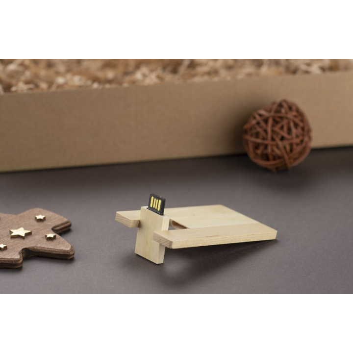 Pamięć USB WOODCART 16 GB - AS 44093