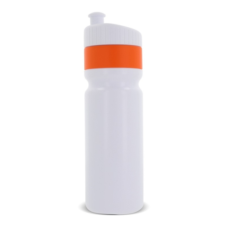 Bidon sportowy z kolorową obwódką, 750 ml - LT98786