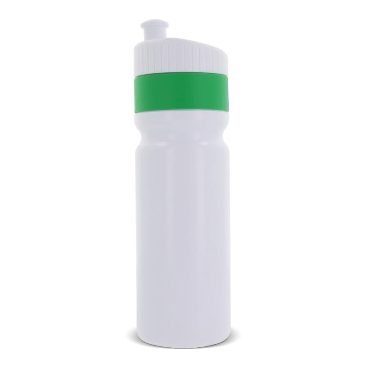 Bidon sportowy z kolorową obwódką, 750 ml - LT98786