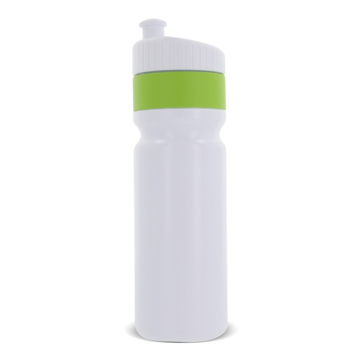 Bidon sportowy z kolorową obwódką, 750 ml - LT98786