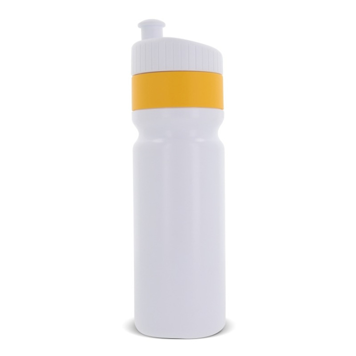 Bidon sportowy z kolorową obwódką, 750 ml - LT98786