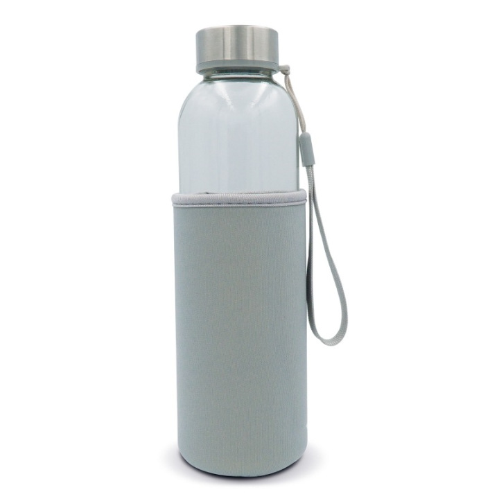 Szklana butelka z rękawem, 500 ml - LT98822